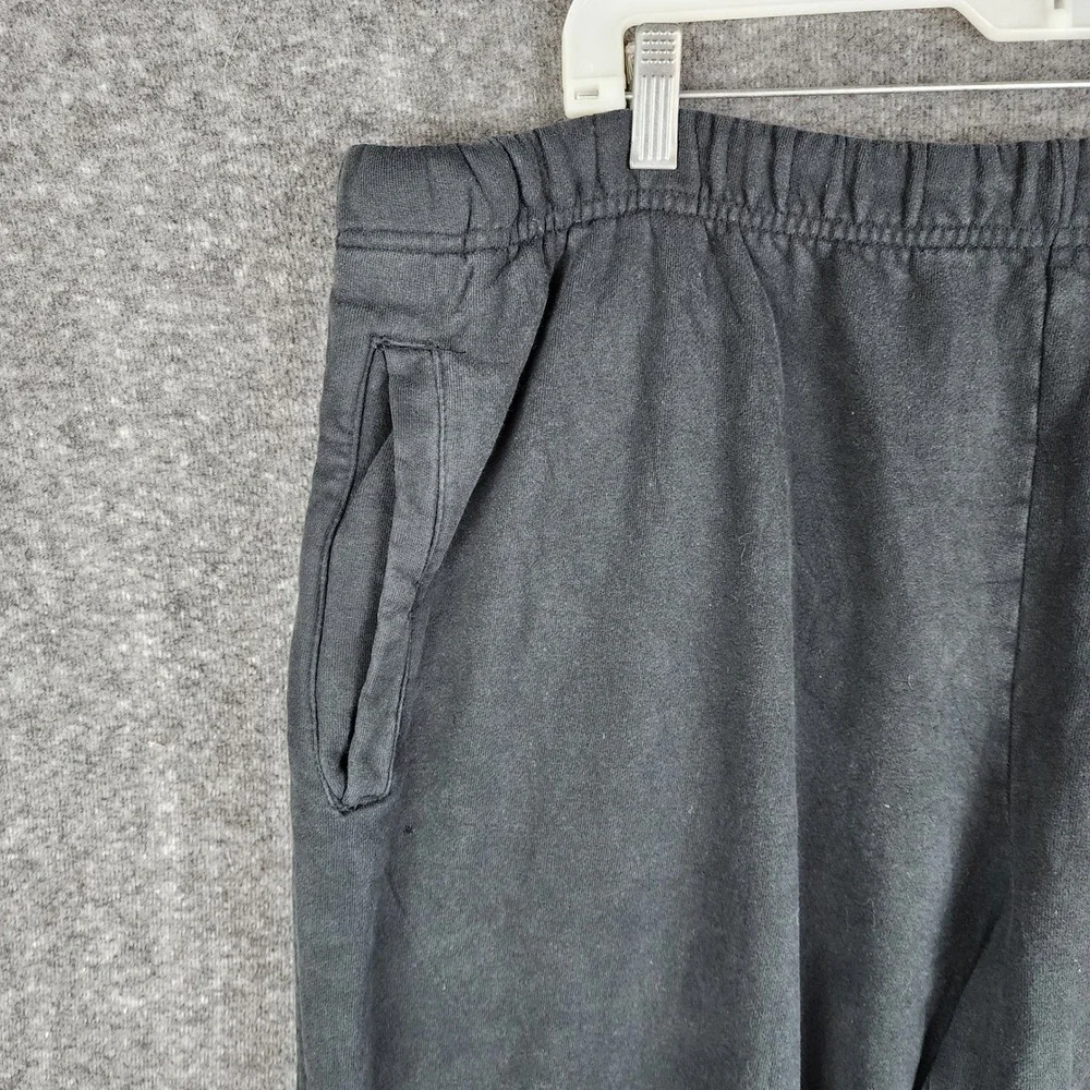 The North Face Sweatpants Mens 3XL Black Fleece Relaxed Straight Leg Joggers